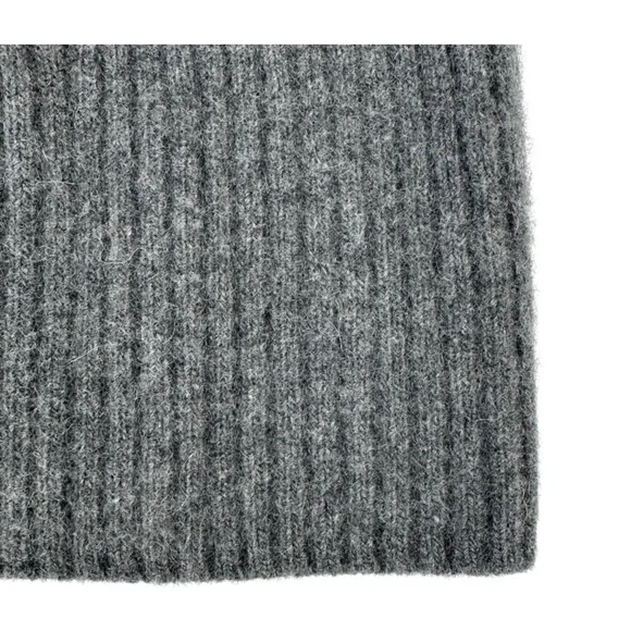NEW Women’s Portolano cashmere slouch beanie hat grey - Picture 5 of 10